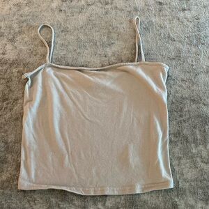 H&M Divided size Small beige cropped tank. {242}